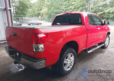 2007 Toyota Tundra Limited 5.7L V8 z USA, uszkodzony, nr VIN 5TFBV58157X011808